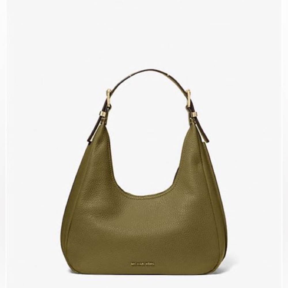Michael Kors Safari Green Nolita Small Hobo Bag - Picture 2 of 12